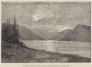 Sketches in British Columbia, Mouth of the River Skeena by Charles Auguste Loye